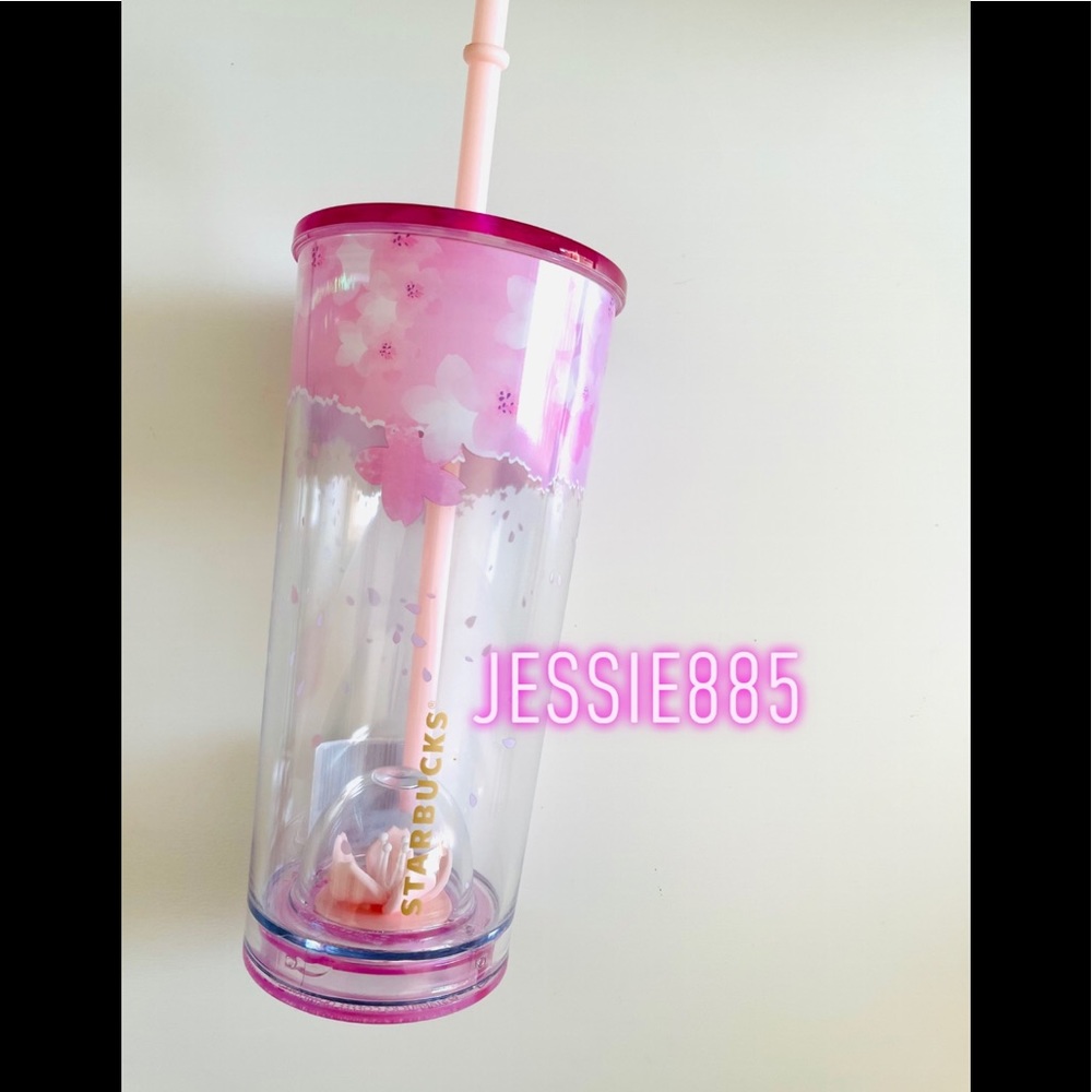 COPY - Pink sakura tumbler falling petals - Picture 5 of 5